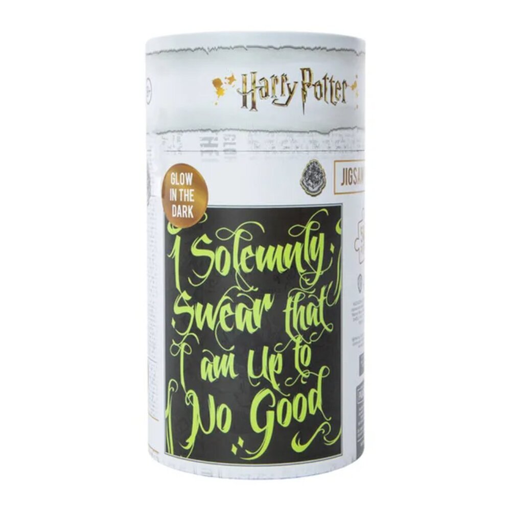 Harry Potter™ Glow In The Dark Jigsaw Puzzle 500 Piece - Marauder's Map - Picture 2 of 6